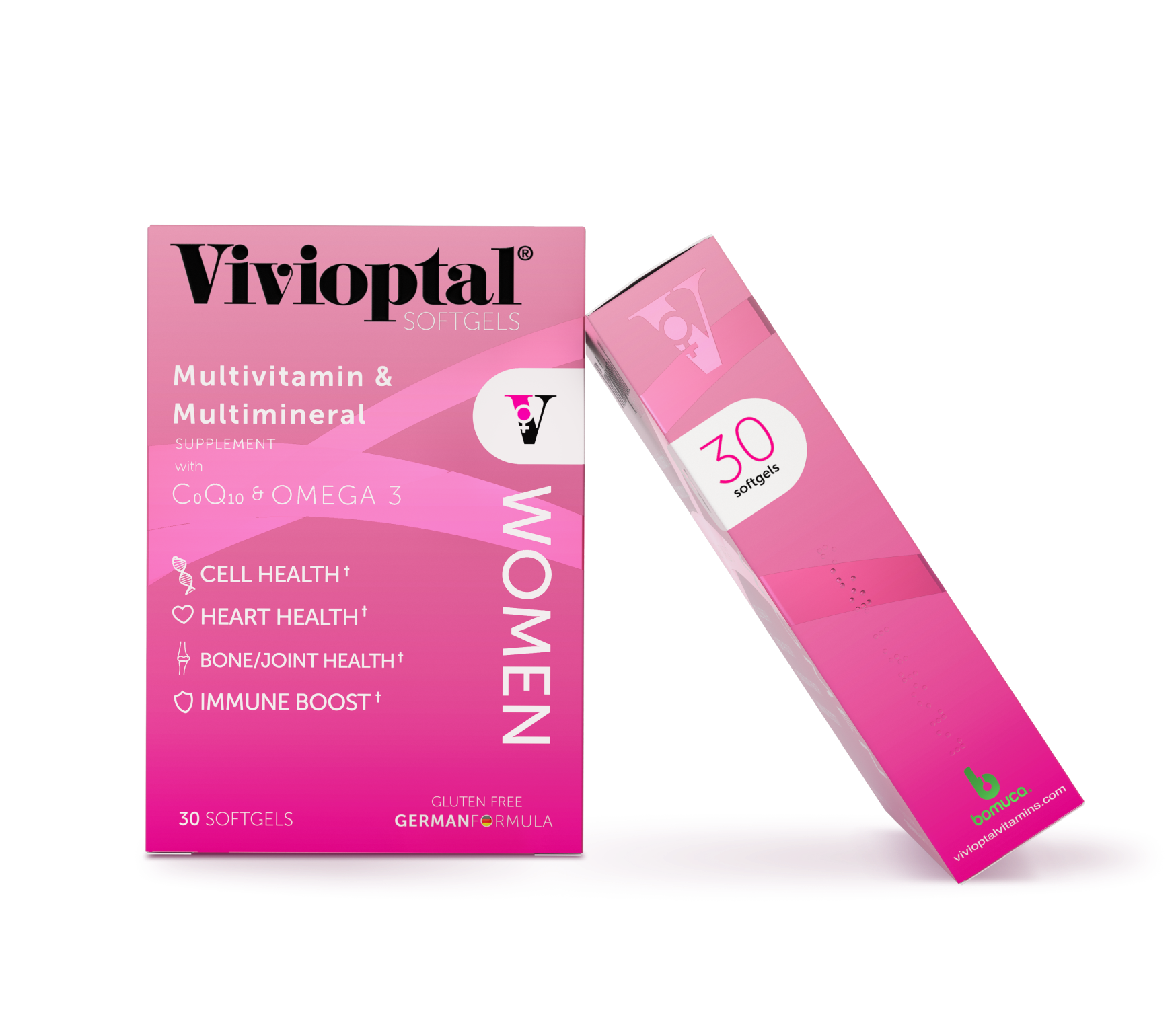 two boxes of viviopal women, one stacked on the other